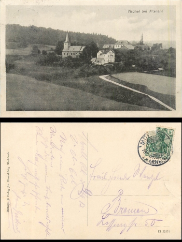 Berg Vischel Ahr o 10.9.1913