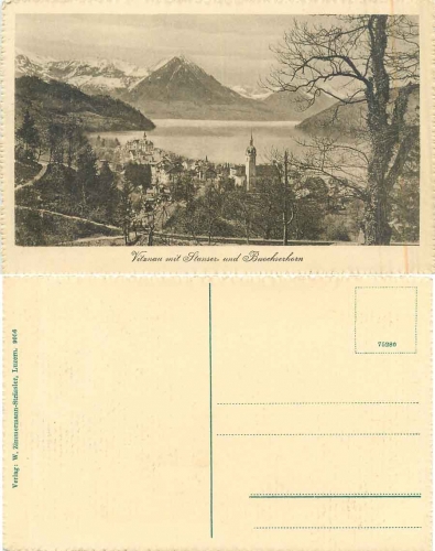 Vitznau mit Stanser- und Buochserhorn * ca. 1930