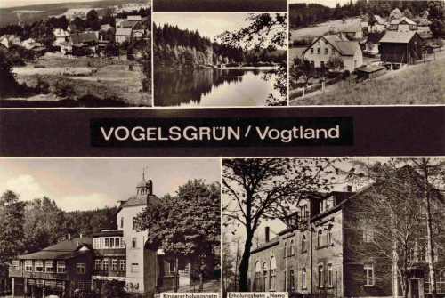08209 Vogelsgrün Vogtland Mehrbildkarte * 1970