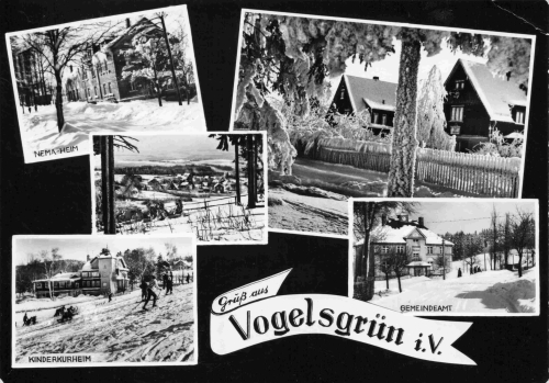 08209 Vogelsgrün Vogtland Mehrbildkarte * 1968