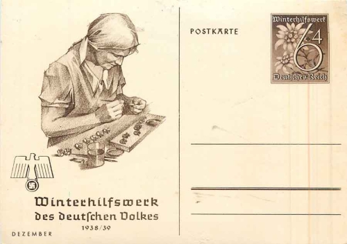 Winterhilfswerk des deutschen Volkes (WHW) 1938/39 Dezember