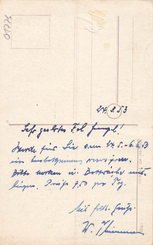 01773 Waldbaerenburg Erzgebirge Waldhaus Anna gebraucht 1953