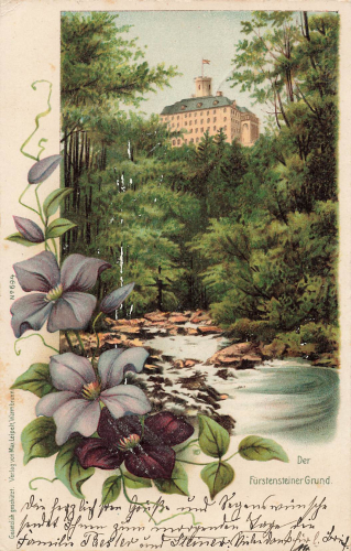 Waldenburg Fürstensteiner Grund Schlesien Wałbrzych o 1902