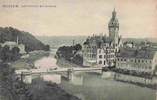 04736 Waldheim Rathaus * um 1910