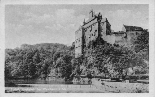 04736 Waldheim Schloss Kriebstein o 1953