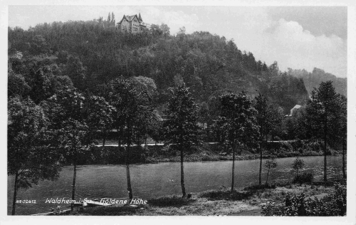 04736 Waldheim Restaurant "Goldene Höhe" * um 1940