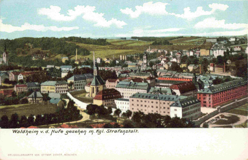 04736 Waldheim Strafanstalt Gefängnis * um 1900