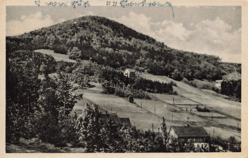 02799 Waltersdorf Oberlausitz mit Lausche o 1953