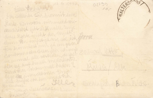 02799 Waltersdorf Oberlausitz Neusorge mit Lausche o 1936