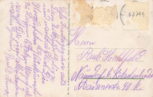 02799 Waltersdorf Oberlausitz mit Lausche o um 1920