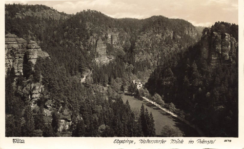01814 Waltersdorfer Mühle Sächsische Schweiz o 1941 Hahn-Foto8578