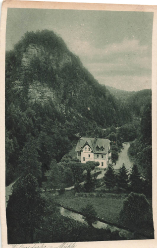01814 Waltersdorfer Mühle Sächsische Schweiz * um 1920