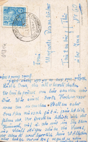 01814 Waltersdorf Sächsische Schweiz Gasthof Erbgericht o 1954