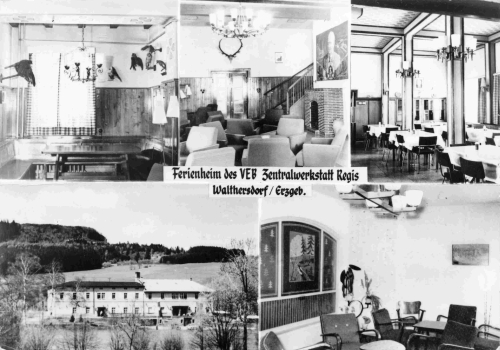 09474 Walthersdorf Erzgebirge Crottendorf Ferienheim des VEB Zentralwerkstatt Regis o 1977