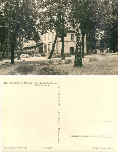 16348 Wandlitz youth hostel "Lilo Herrmann" * 1962 Hanich0675