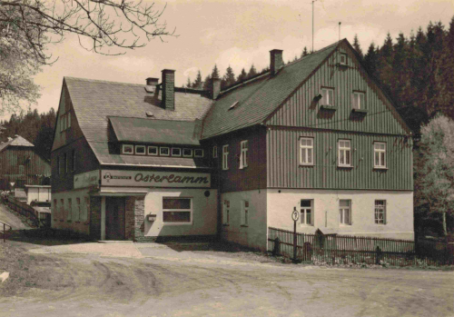 008344 Waschleite Grünhain Erzgebirge Gaststätte Osterlamm * 1973