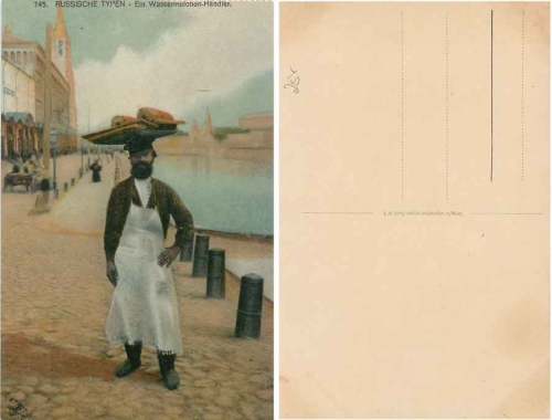 Watermelon traders Russian types * ca. 1910