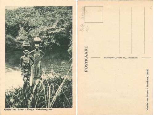 Belgisch Kongo Waterdraagsters Wasserträgerinnen *ca.1930