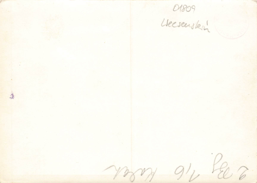 01809 Weesenstein Mueglitztal Druckvorlage * um 1960