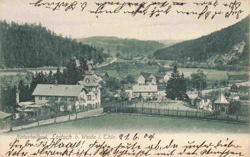 Loitsch Weida Thüringen Naturheilbad o 1904