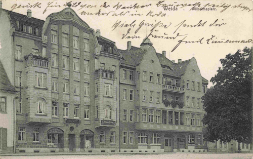 Weida Thüringen Wilhelmsplatz o 1910