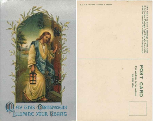Christmas, Jesus with a lantern, * approx. 1915