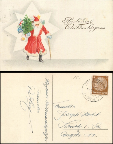 Santa Claus red coat o 23.12.41