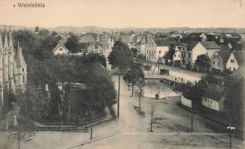 01689 Weinboehla Sachsen Kirchplatz gebraucht 1914