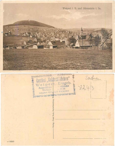 Weipert Bohemia with Barenstein * ca. 1930