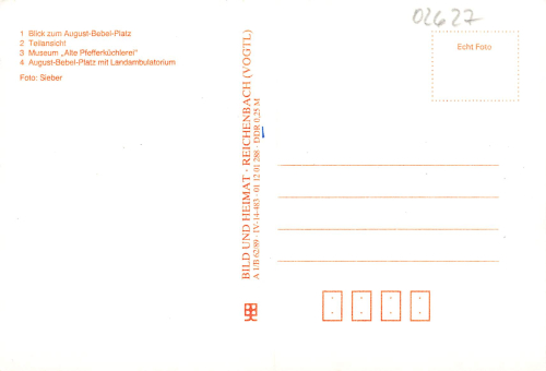 02627 Weissenberg Sachsen Mehrbildkarte * 1989