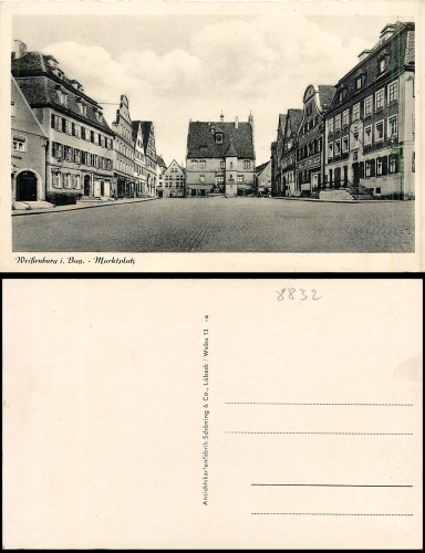 Weissenburg Marktplatz *ca. 1940