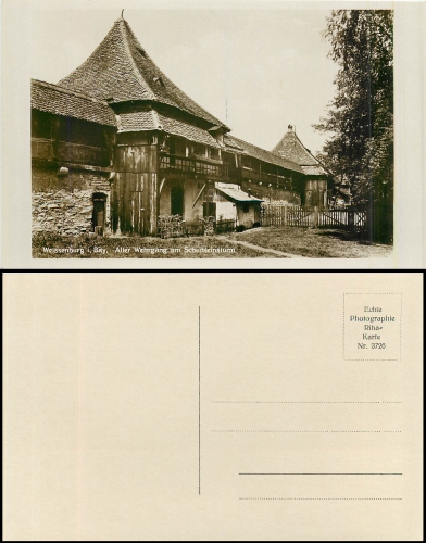 Weissenburg Old battlements on the Scheibleinsturm * approx. 1930