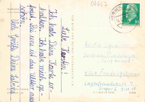 Weissenfels Krankenhaus o 1965