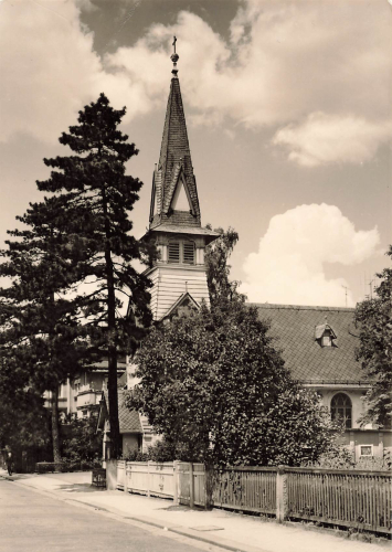 Weisser Hirsch Dresden Evangelische Kirche  *1968 Hanich2088