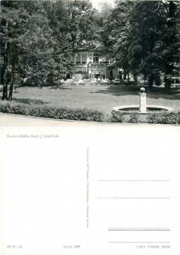 Weißer Hirsch Dresden Waldcafe China Pavillon *1968