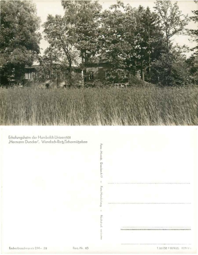 15864 Wendisch Rietz Erholungsheim der Humolt Uni   *1958