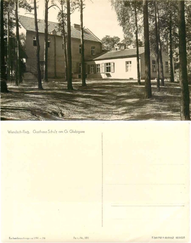 15864 Wendisch-Rietz Gasthaus Schulz am Grossen Glubigsee *1962