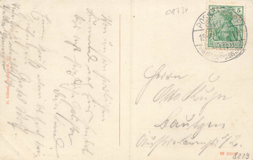 01734 Wendich Karsdorf Rabenau Bäckerei und Cafe Adolf Winkler o 1911