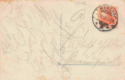 08412 Werdau Sachsen Mehrbildkarte o 1916