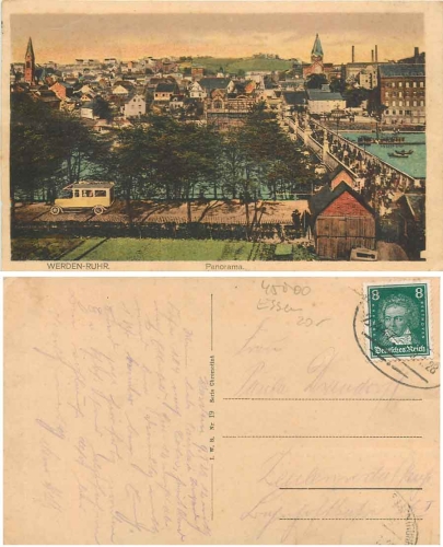 Werden Ruhr Essen o 9.1.1928