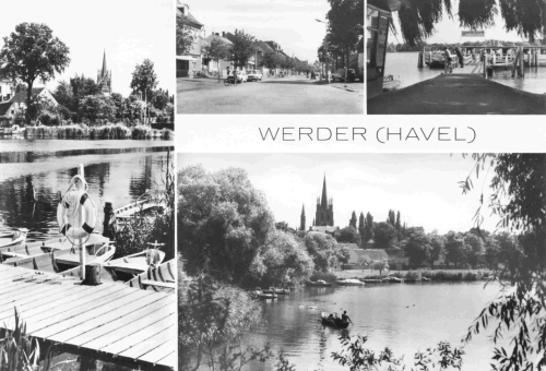 Werder Havel Mehrbildkarte * 1977