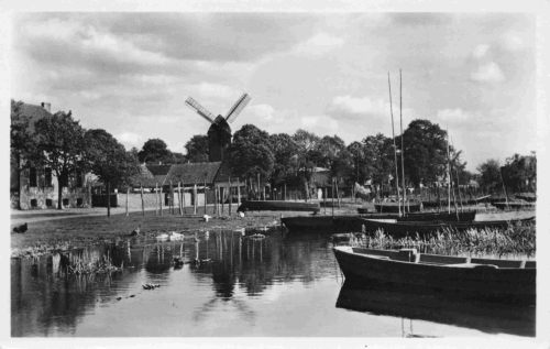 Werder Havel Mühlenblick alte Ansichtskarte * 1957