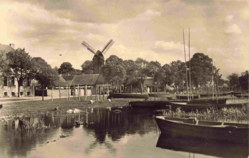 Werder Havel Mühlenblick alte Ansichtskarte o 1960
