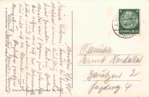 Werder Havel Gaststätte Bismarckhöhe alte Ansichtskarte o 1940