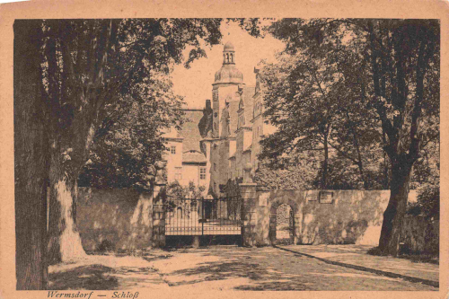 04779 Wermsdorf Schloss * um 1930