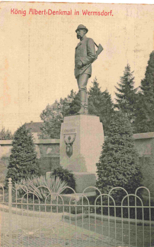 04779 Wermsdorf König Albert Denkmal * um 1910