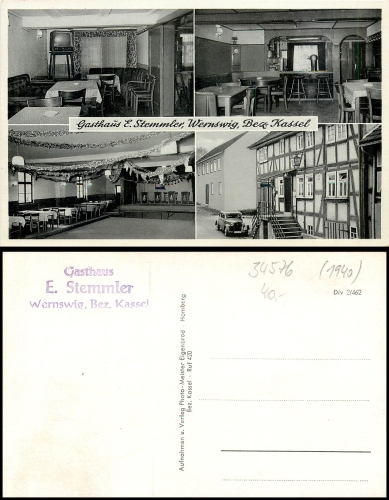 Wernswig Gasthaus Stemmler * ca.1940
