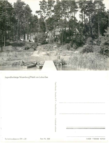 17255 Wesenberg Jugendherberge *1962 Hanich0540