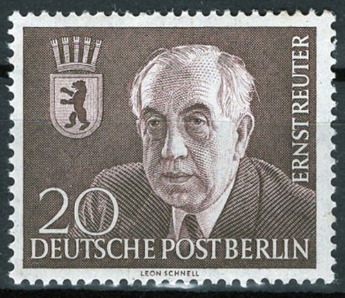 West Berlin Michel 115 Ernst Reuter mint never hinged