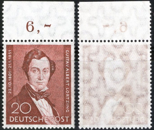 West Berlin Michel 74 ** Albert Lortzing mint never hinged